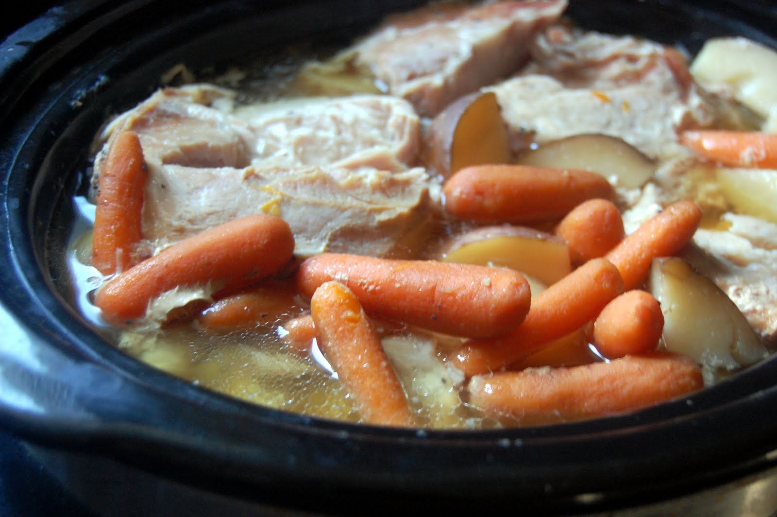 How do you cook pork roast in a Crock-Pot?